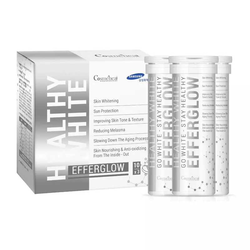 COSMEHEAL GO WHITE Stay Healthy Efferglow effervescent tablets”