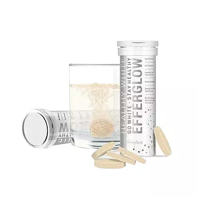 Skin brightening and immune boosting effervescent supplement