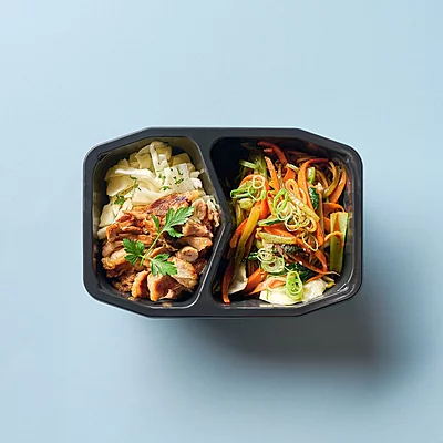Vietnamese Egg Noodle, Chicken, Cabbage And Vegetable