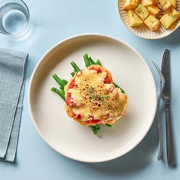 Italian Chicken Parmigiana With Roasted Potato, Green Beans