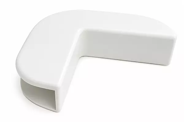 Wardrobe Shelf Corner Brackets – White