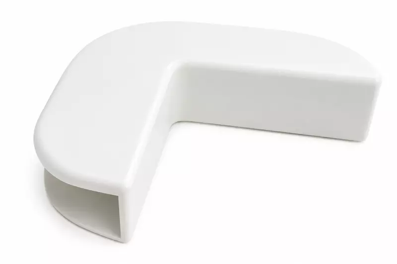 Wardrobe Shelf Corner Brackets – White