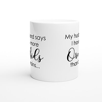 Husband More Orchids Than Brains Coffee Mug Husband More Orchids Than Brains Coffee Mug