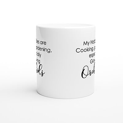 My Hobbies Orchid Coffee Mug My Hobbies Orchid Coffee Mug
