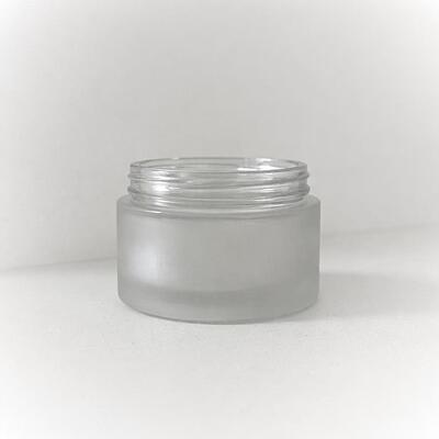 15ml Frosted Glass Jar