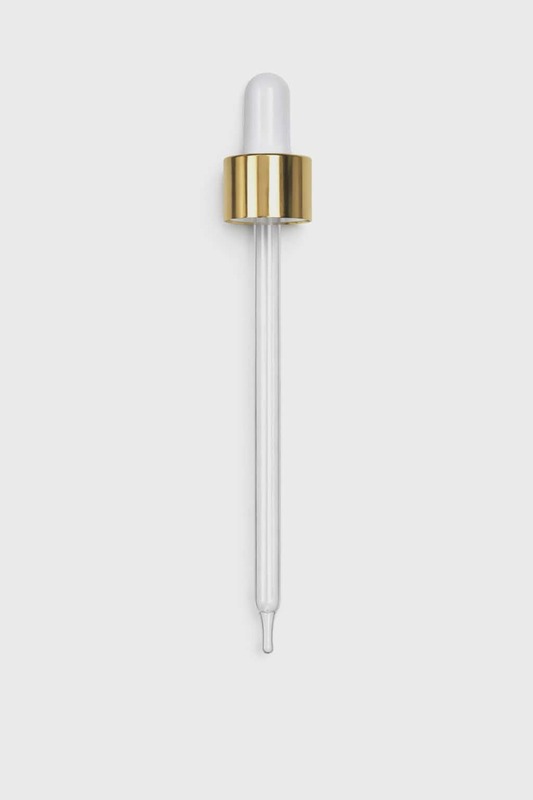Gold Dropper Top for 30ml Euro Bottle