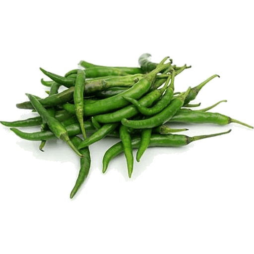 Fresh green chilli