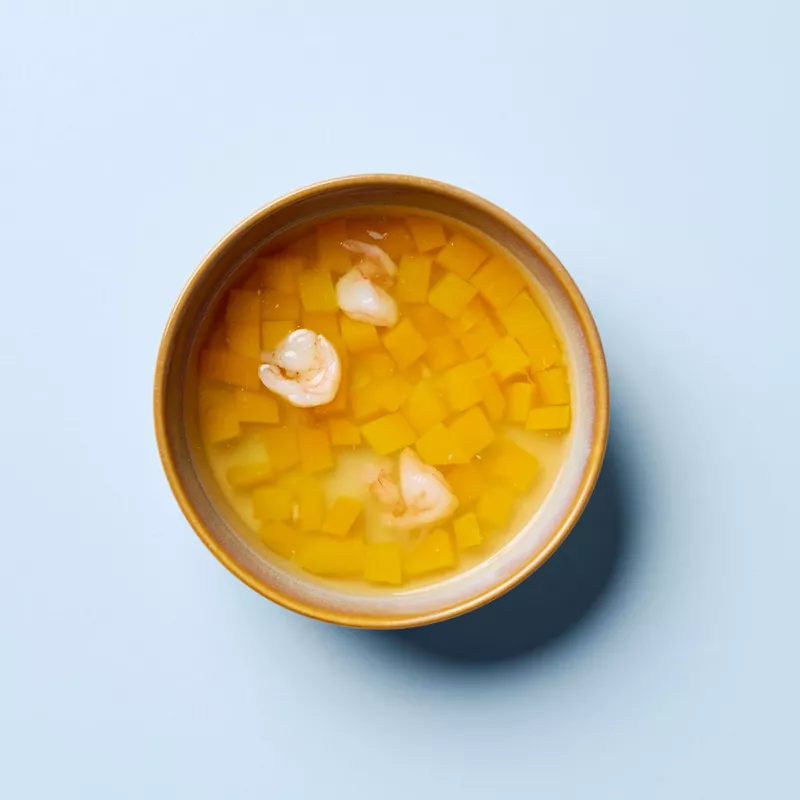 Vietnamese Pumpkin And Prawn Soup