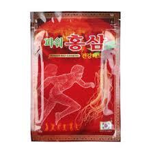 Korean red ginseng-infused pain relief patches – 20 count package