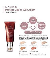 MISSHA M PERFECT COVER BB CREAM