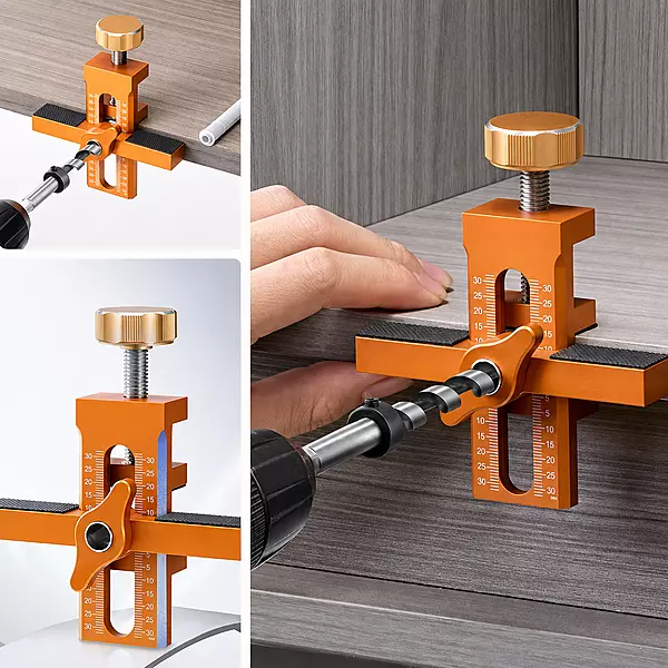 Push to Open Drilling Jig