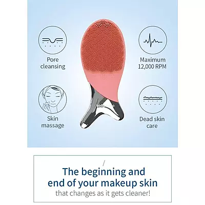 WELDERMA CLEANING FISH RV device – ergonomic silicone facial cleanser