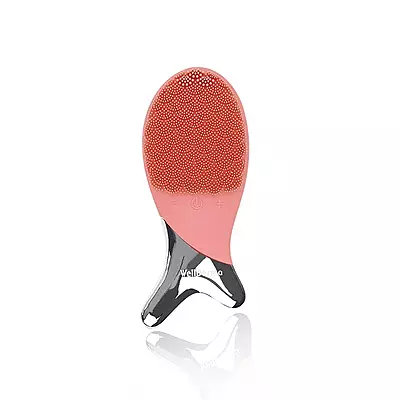 Facial cleansing device flat lay – multiple vibration modes and USB charging