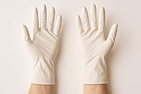 Latex White Gloves 6.0g, 100 pcs/box