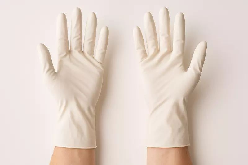 Latex White Gloves 6.0g, 100 pcs/box