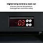 Thermaster Two Sliding Glass Door Colourbond Upright Drink Fridge Black LG-1000SDBP