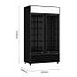 Thermaster Large Two Glass Door Colourbond Upright Drink Fridge LG-1200BP