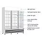 Thermaster Three Glass Door Colourbond Upright Drink Fridge LG-1203P