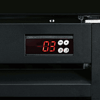 Thermaster Single Glass Door Colourbond Upright Drink Fridge LG-370BP