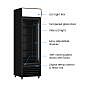 Thermaster Single Glass Door Black Colourbond Upright Drink Fridge - LG-540BP