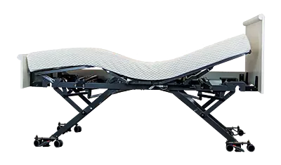 Enable LifecareEmpresa Home Care Bed | Single, Bento White no Side Panels