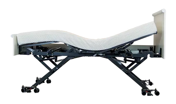 Enable LifecareEmpresa Home Care Bed | Single, Bento White no Side Panels