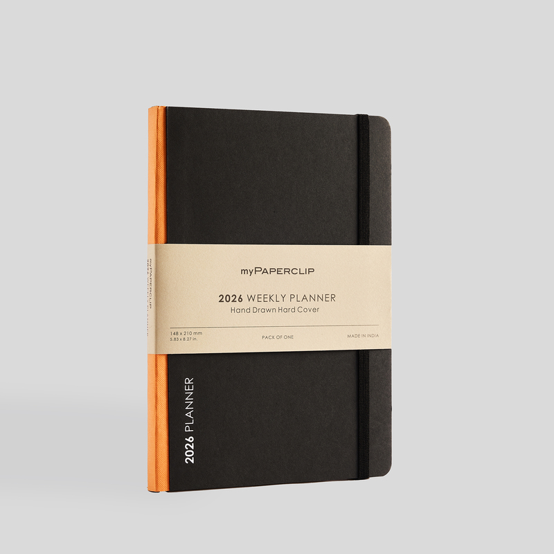 myPAPERCLIP 2026 Hard Cover A5 Weekly Planner D2