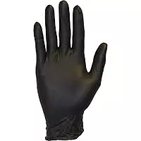 Nitrile Diamond Gloves Black 9.0g, 100 pcs/box
