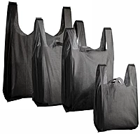 Non Woven Bag Black 50 bags/unit