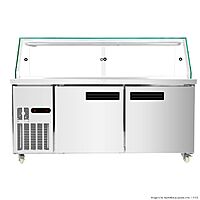 Thermaster Cold Salad & Noodle Bar 5x1/1 GN Pans - PG180FA-XG