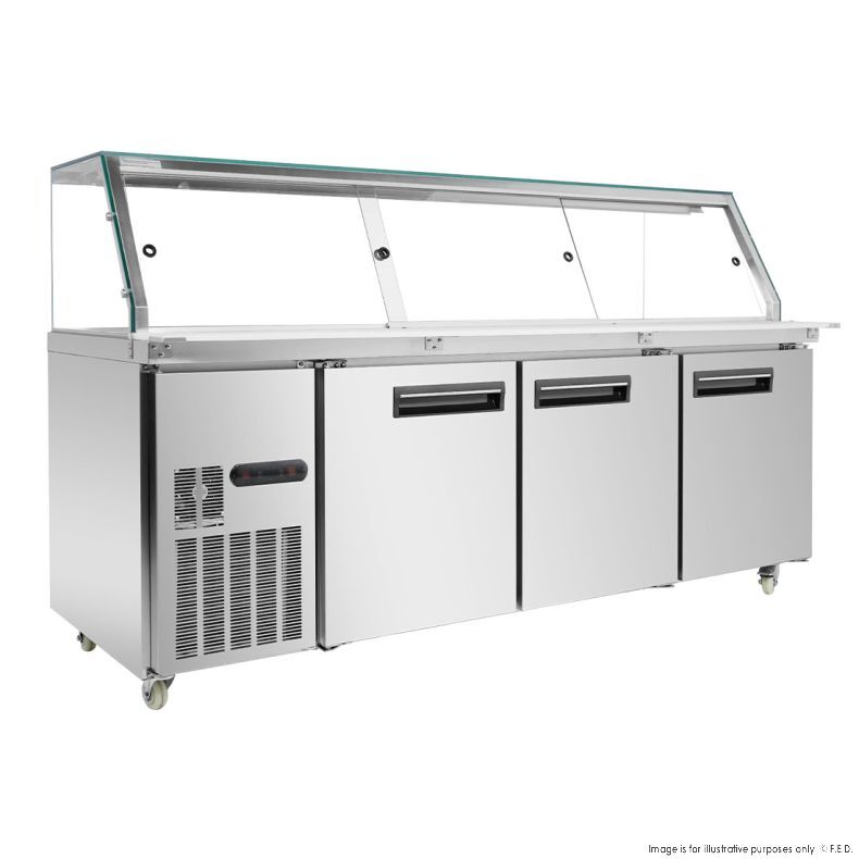 Thermaster Cold Salad & Noodle Bar 6x1/1 GN Pans PG210FA-XG