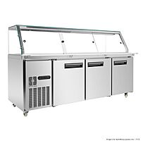 Thermaster Cold Salad & Noodle Bar 6x1/1 GN Pans PG210FA-XG