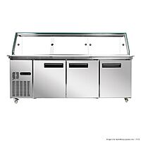 Thermaster Cold Salad & Noodle Bar 6x1/1 GN Pans PG210FA-XG