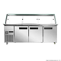 Thermaster Cold Salad & Noodle Bar 6x1/1 GN Pans PG210FA-XG
