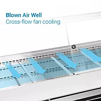 Thermaster Cold Salad & Noodle Bar 4x1/1 GN Pans PG150FA-XG