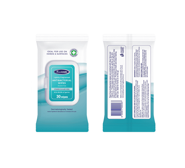 Realcare Antibacterial Wipes