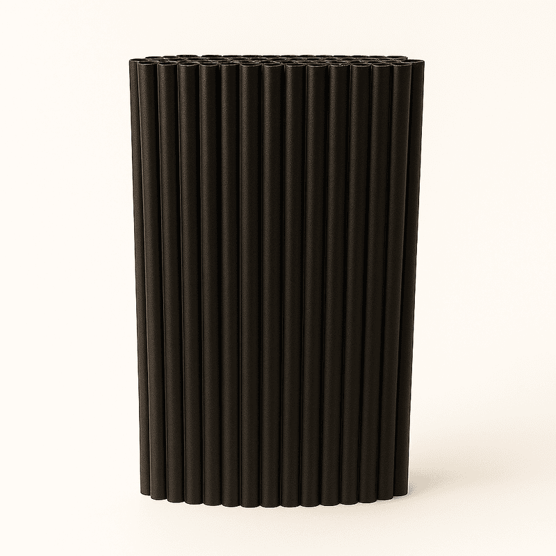 Paper Straws Black Regular, 250pcs/unit, 10units/ctn
