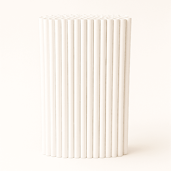 Paper Straws White Regular, 250pcs/unit, 10units/ctn