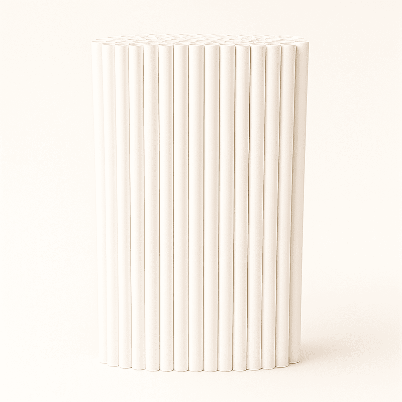 Paper Straws White Regular, 250pcs/unit, 10units/ctn
