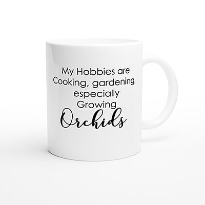 My Hobbies Orchid Coffee Mug My Hobbies Orchid Coffee Mug