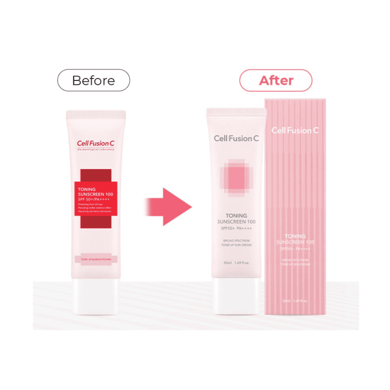 CELL FUSION C TONING SUNSCREEN SPF50 PA++++