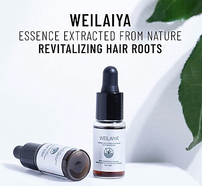 WEILAIYA Ginger Hair Root Nourishing Essence bottle – anti-hair loss treatment
