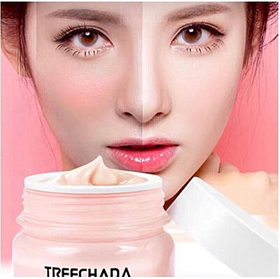 Treechada Muscle Snow Light cream makeup 50ml jar — tone‑up BB/CC cream from Thailand