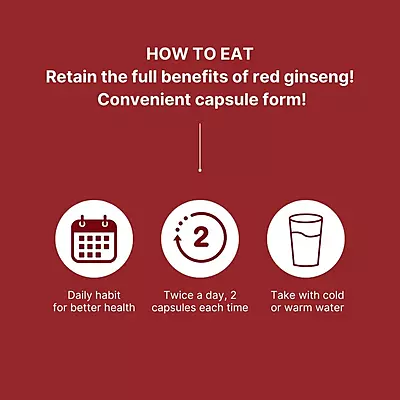 Korean Red Ginseng Extract Soft Capsules – Natural Energy & Immune Support