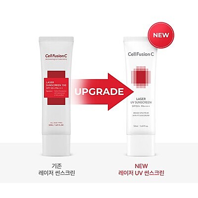 Lightweight, non-greasy texture of CELL FUSION C sunscreen