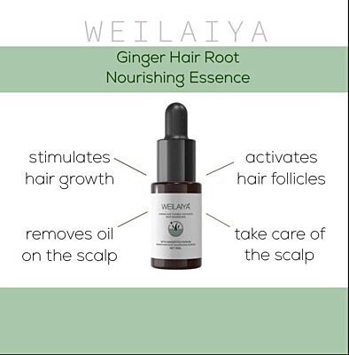 Before and after hair growth results – using Weilaiya ginger essence