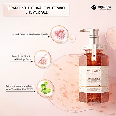Elegant packaging – Weilaiya rose shower gel with luxurious scent