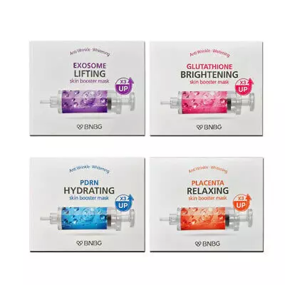 BNBG Skin Booster Mask set – 10 hydrating sheet masks in 4 colors