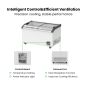 Thermaster Heavy Duty Supermarket Glass Sliding Lid Freezers 561L - SD-576K