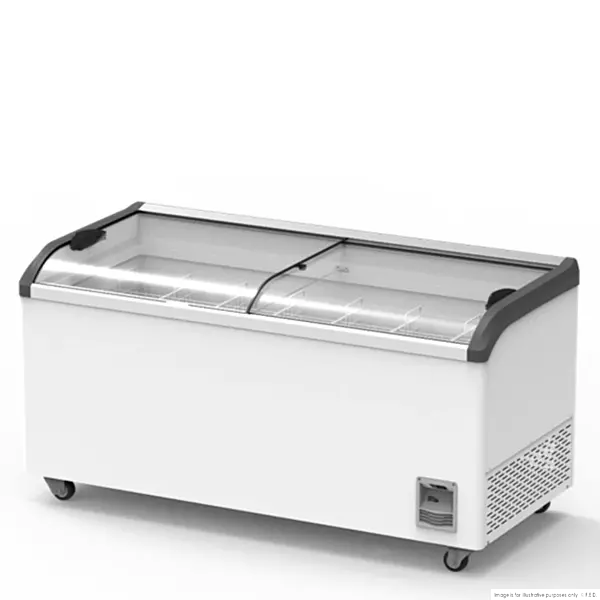 Thermaster Heavy Duty Supermarket Glass Sliding Lid Freezers 386L - SD-406K